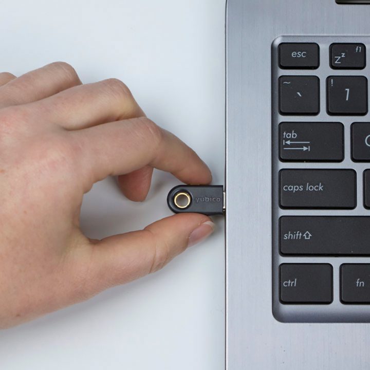 YubiKey 5C in a Laptop