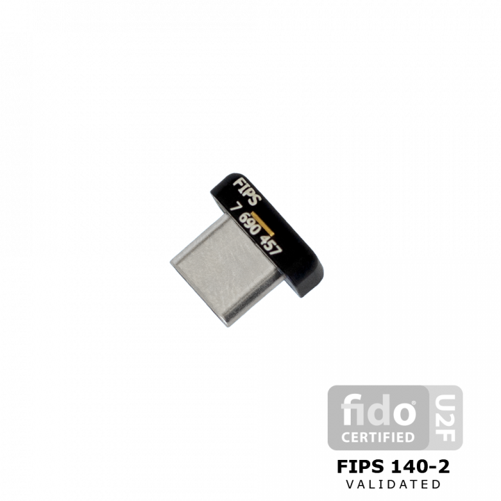 YubiKey C Nano FIPS back