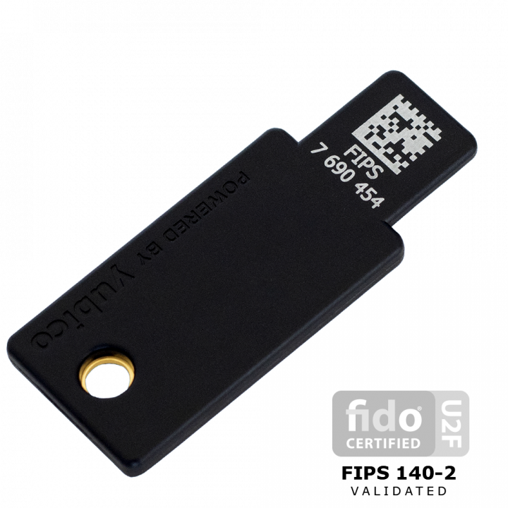 YubiKey FIPS back